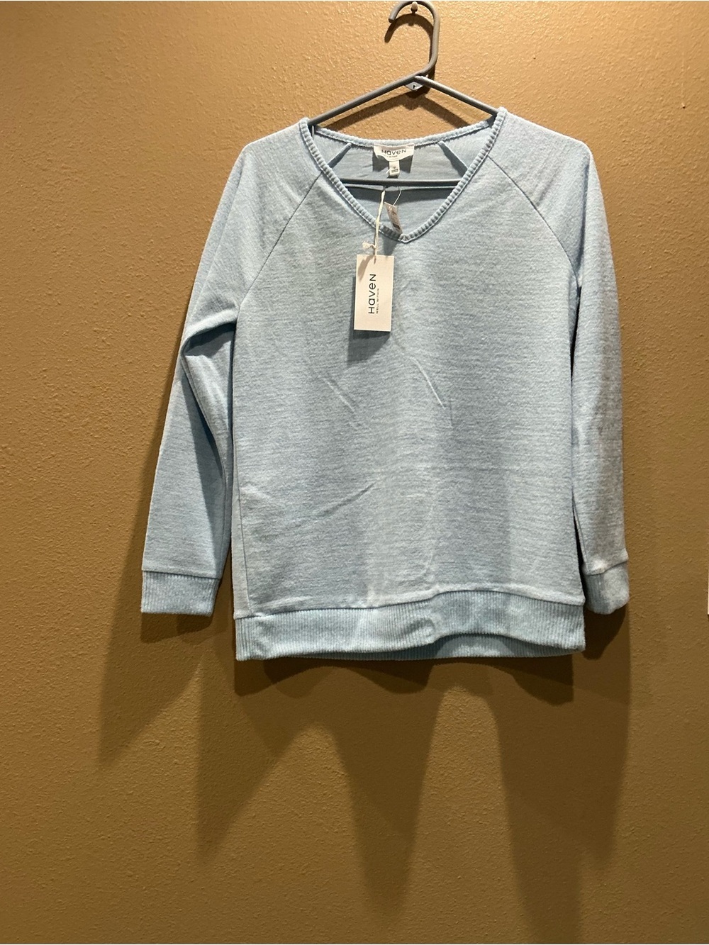 Madewell Light Blue Women’s Crewneck Sweater Size ps